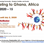 Travel to Ghana with SLA Beeber!